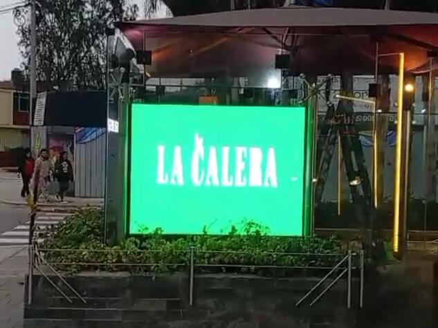 Patalla Led en Restaurante Café