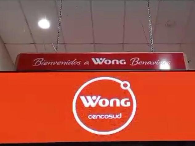 Panel Led de Anuncion es Wong de Benavides