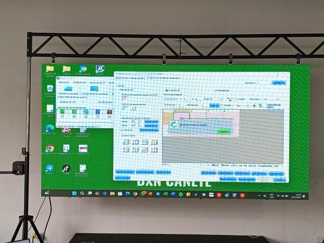 Patalla Led en Salon de Eventos en Ica